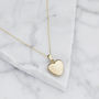 Small Solid Gold Or Silver Heart Locket Necklace, thumbnail 3 of 12