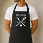 Personalised Name And Message BBQ Apron, thumbnail 5 of 6