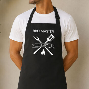 Personalised Name And Message BBQ Apron, 5 of 6
