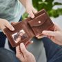 Personalised Wallet With Coin Section Metal Photo, thumbnail 5 of 11