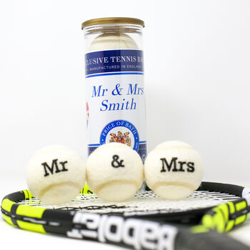 Customised Wedding Themed Tennis Balls, 7 of 12