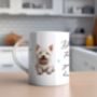 Personalised West Highland Terrier Dog Hearts Pet Gift Mug, thumbnail 1 of 2