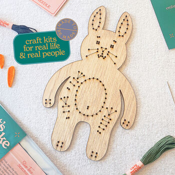 Learn To Sew Rabbit Kit Craft Kit For Kids, 7 of 8