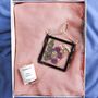 Pressed Flower, Candle, Cotton Scarf Birthday Gift Box, thumbnail 1 of 8