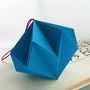 One Solid Origami Geometric Diamond Ornament, thumbnail 3 of 6