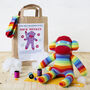 Make Your Own Sock Monkey Sewing Craft Kit, thumbnail 1 of 6