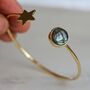 Star And Labradorite Adjustable Bangle, thumbnail 1 of 5