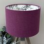 Purple Double Sided Botanical Lampshades, thumbnail 3 of 10