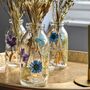 Pressed Flowers And Gold Leaf Glass Bottles Kit, thumbnail 3 of 7