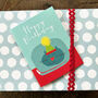Mini Blue Cat Birthday Card, thumbnail 1 of 5