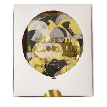 Gold And Silver Confetti Balloon Kit, 2 of 4