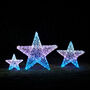 Twinky Smart LED Christmas Outdoor Star Light Trio, thumbnail 9 of 12
