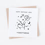 Personalised Sagittarius Zodiac Star Sign Card, thumbnail 1 of 3