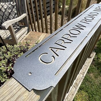 Carrow Road Metal Football Street Sign – Designed And Made In Britain, 10 of 10