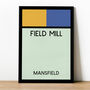 Field Mill Monopoly Mansfield Football Print, thumbnail 1 of 2