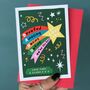 Daddy I/We Love You Shooting Star Card, thumbnail 4 of 6