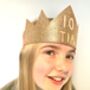 Birthday Personalised Glitter Crown, thumbnail 6 of 7