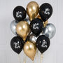 Pack Of 14 Glitz And Glam Let's Party Balloons, thumbnail 2 of 4