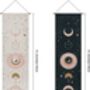 Set Of Two Moon Stars Wall Hanging Tapestry, thumbnail 6 of 6