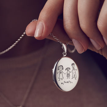 Personalised My Favourite Drawing Locket, 5 of 7