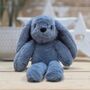Sonny The Long Leg Dark Grey Bunny Soft Toy, thumbnail 2 of 3