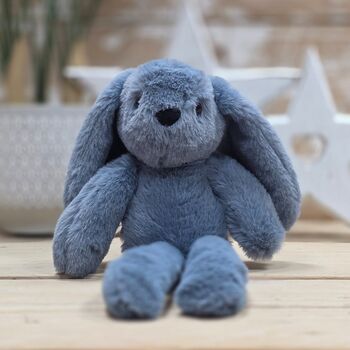 Sonny The Long Leg Dark Grey Bunny Soft Toy, 2 of 3