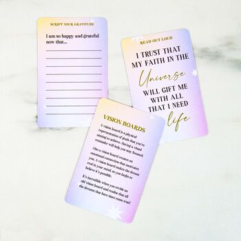 Manifest Lifestyle Cards, 2 of 4
