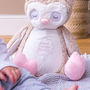 Personalised Owl Childrens Soft Toy, thumbnail 2 of 5