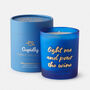 Light Me And Pour The Wine Luxury Soy Candle, thumbnail 2 of 5