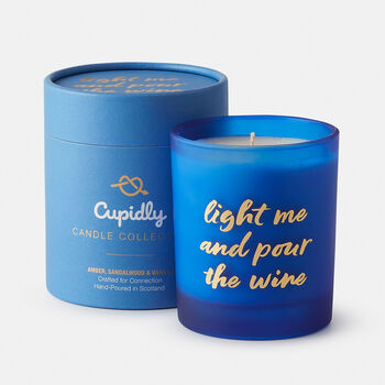 Light Me And Pour The Wine Luxury Soy Candle, 2 of 5