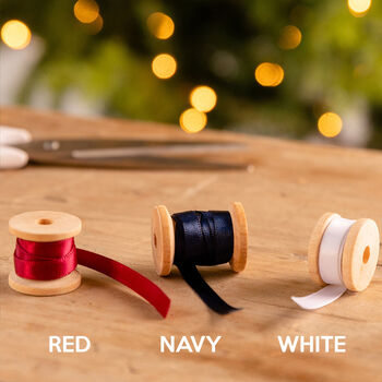 Personalised Wooden Wreath Bauble Set For Couples, 5 of 5