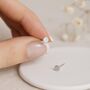 Micro Sterling Silver Disc Stud Earrings – 3mm, thumbnail 1 of 5