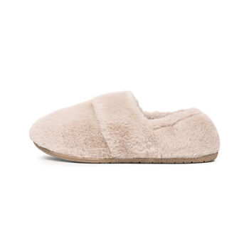 Snug Toes Ivory Women's Heated Slippers With Heatpads, 3 of 6