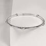 Saraswati Sterling Silver Opal Stacking Bangle, thumbnail 1 of 6