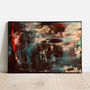 Extra Large Bespoke Abstract Framed Canvas, thumbnail 1 of 4