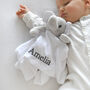 Personalised White Elephant Comforter With Satin Ears, thumbnail 3 of 5