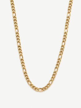 Women's Figaro Chain Necklace In Gold, 2 of 4