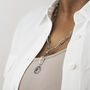 Ovale Necklace Sterling Silver Plated, thumbnail 3 of 4