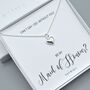 Steling Silver Can`t Say I Do Necklace, thumbnail 2 of 3
