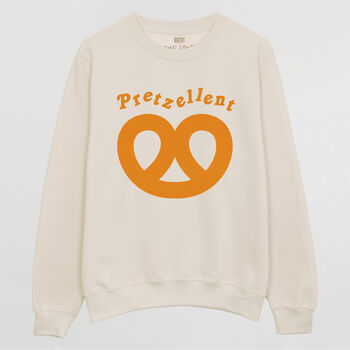 Pretzellent Womens Sweatshirt With Pretzel Graphic, 3 of 3