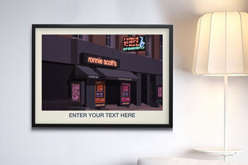 Personalised Ronnie Scotts Nightclub Poster, 2 of 7