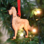 Personalised Springer Spaniel Wooden Dog Decoration, thumbnail 5 of 9