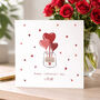 Personalised Jar Of Hearts Valentine's Card, thumbnail 2 of 2