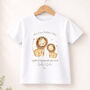 Personalised First Father’s Day Lion Baby Outfit, thumbnail 3 of 8