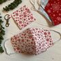 Snowflake Face Mask With Hepa Filter And Pouch, thumbnail 7 of 8