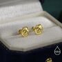 Lion Head Stud Earrings In Sterling Silver, thumbnail 11 of 12