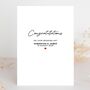 Congratulations On Your Wedding Day Personalised Card, thumbnail 3 of 6
