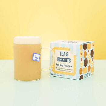Tea And Biscuits Tea Bag Selection Gift Cube, 7 of 7
