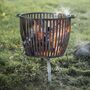 Forge Industrial Raw Metal Fire Pit, thumbnail 5 of 7