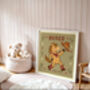 Rodeo Horse Print, Cowboy Horse, Western Nursery Print Green, thumbnail 9 of 12